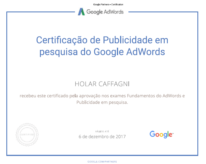 Certificação Google Ads 3